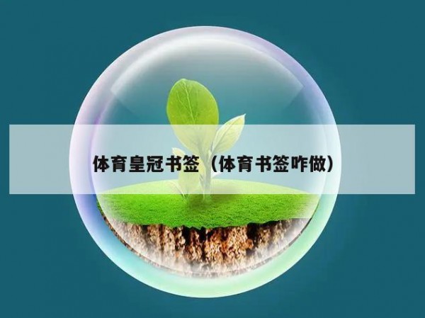 体育皇冠书签（体育书签咋做）