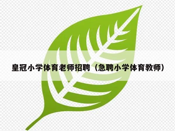 皇冠小学体育老师招聘（急聘小学体育教师）