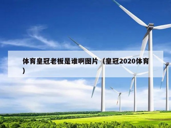 体育皇冠老板是谁啊图片（皇冠2020体育）