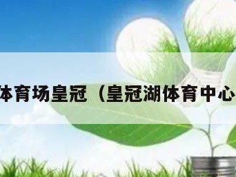体育场皇冠（皇冠湖体育中心）